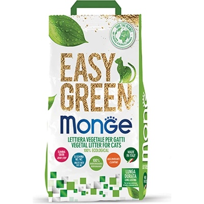 MONGE Easy Green Ecological - екологична тоалетна на растителна основа, подходяща за котки, порчета и влечуги 3, 5 кг, Италия - 5004