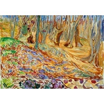 Bluebird Puzzle - Puzzle Edvard Munch - Elm Forrest in Spring, 1923 - 1 000 piese