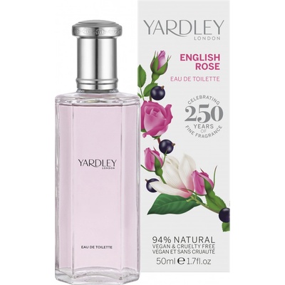 Yardley Anglická růže toaletní voda dámská s něžnou květinovou vůní 50 ml
