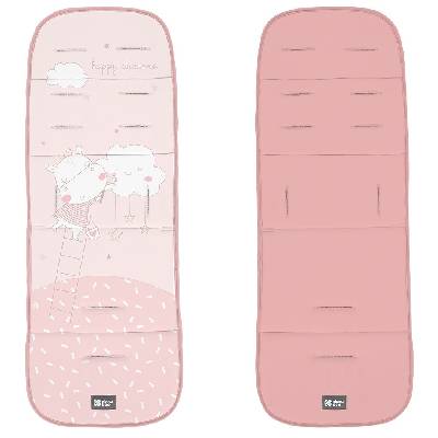 Двyлицeвa подложка за количка KikkaBoo - Hippo Dreams (31108040128)