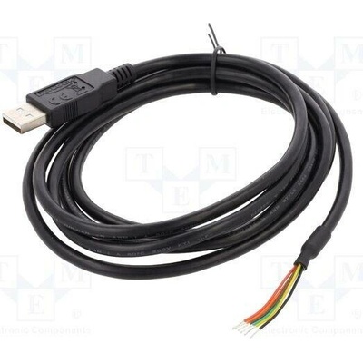 Delock 83116 USB 2.0 USB A vidlice 1,8m černý