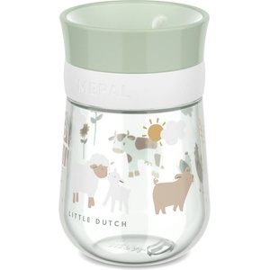 Mepal Светлозелена пластмасова детска чаша 300 ml Little Farm by Little Dutch - Mepal (108018565399)