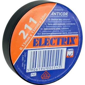 Image 1 of Solight AP02C - Изолационна лента ELECTRIX 15мм x 20м (SL0707)