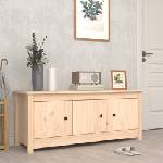 vidaXL Шкаф за обувки, 110x38x45, 5 см, бор масив (814599)
