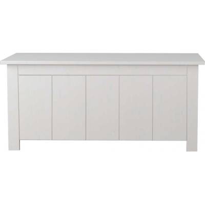 Støraa Бяла ракла от масивен бор 100x45 cm Bertram - Støraa (8654319)