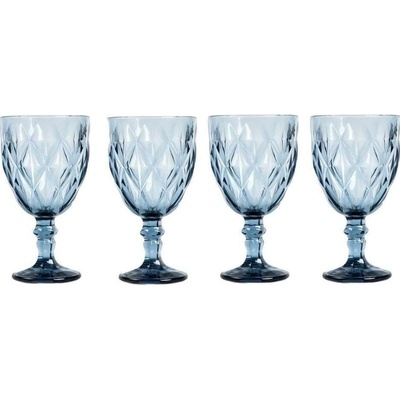 HOMLA Set LUNNA modré sklenice 4 x 340 ml
