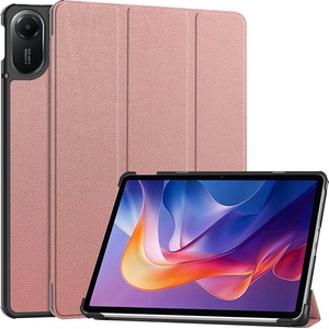 Techsuit Калъф за Xiaomi Redmi Pad 2 - Techsuit - FoldPro - Розово Злато - Златист
