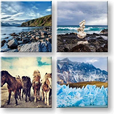 Obraz na stenu Walking through the Iceland - 40x40 cm