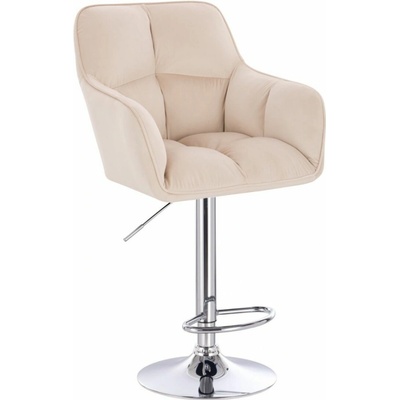 LuxuryForm Design Amalfi Velur na striebornom tanieri krémová
