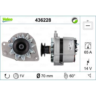VALEO Alternátor 436228
