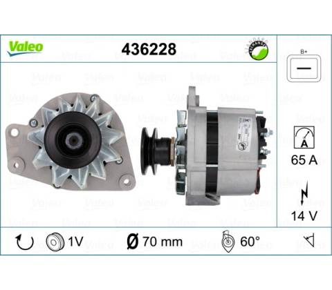 VALEO Alternátor 436228