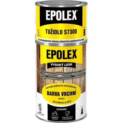 Epolex barva vrchní S2321 epoxidová dvousložková na dřevo kov, zdivo 700g + tužidlo 240g 1000 bílá – Zboží Mobilmania