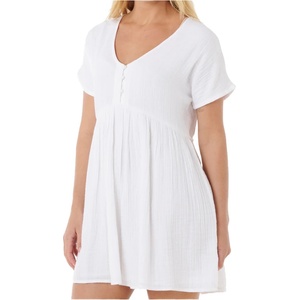 Rip Curl Дамска рокля Rip Curl Women's Premium Surf S/S Dress - White (134-1782-0114)
