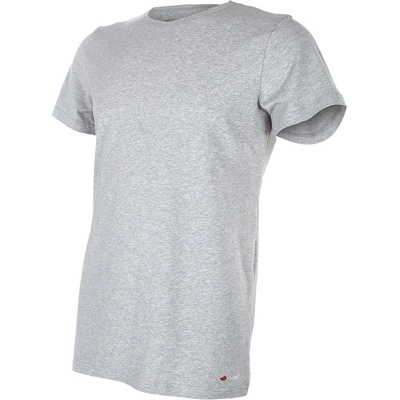 Baridi wear tričko pánské KR tenké výstřih U Outlast šedý melír