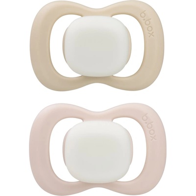 B. Box Glow 0-6m биберон Blush/Latte 2 бр