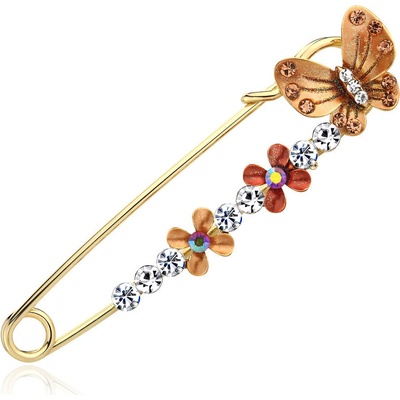 Amparo Miranda Brošňa Spínací špendlík Motýlik AR301-2