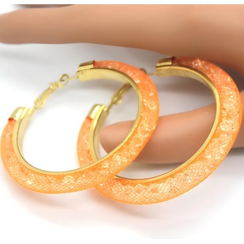 HARAHU Обеци re-3310 - Оранжева kp3310 (re-3310)