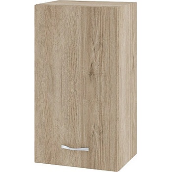 ИРИМ Горен шкаф с врата и рафт Сити АРДА-2 дъб сонома арвен / дъб сонома арвен 40 см