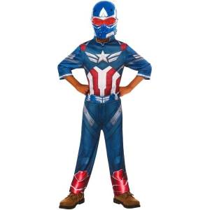 Rubies AVENGERS Капитан Америка детски костюм размер (122-128см)classic (1001251-S)