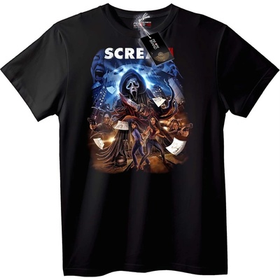 NOONEBRAND Тениска Scream Филм - 3XL, Black