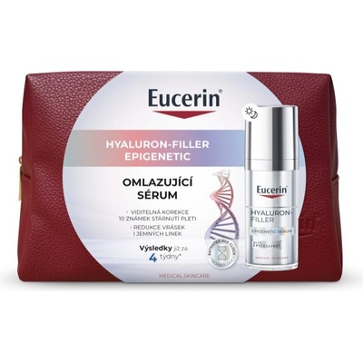 Eucerin Hyaluron-Filler Epigenetic подмладяващ серум козметична чантичка