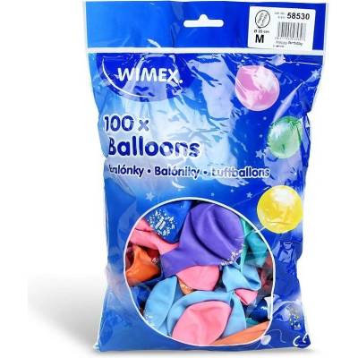 Wimex nafukovací balónek HAPPY BIRTHDAY průměr 25 cm, barevný mix