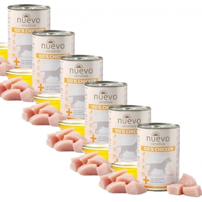 Nuevo Dog Sensitive 100% Chicken 6 x 400 g