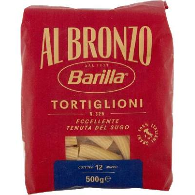 Barilla Al Bronzo Tortiglioni n°325 pasta 500g