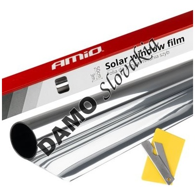 AMIO fólia na okná Dark Silver 0,5x3m 15%