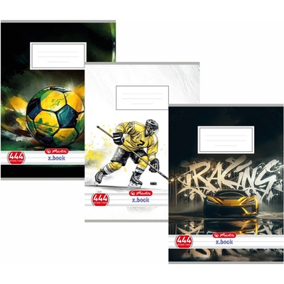 Herlitz Zošit 444 A4 linajkový chlapčenský motív