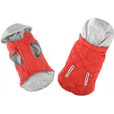 Pet Interest Яке за куче с подвижна качулка Pet interest червен (1284)