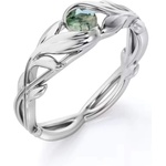 Silenti Jewelry Сребърен пръстен "Енигма" - 8 - 57мм (18.1мм диам. )