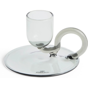 Hay Свещник за класическа свещ Tiny Curved сив (AE357-D439-AB48)