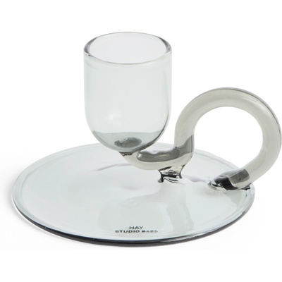 Hay Свещник за класическа свещ Tiny Curved сив (AE357-D439-AB48)