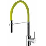 INVENA Кухненски смесител за мивка Invena Kameleon зелен - хром (BZ-29-L08-C)