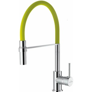 INVENA Кухненски смесител за мивка Invena Kameleon зелен - хром (BZ-29-L08-C)