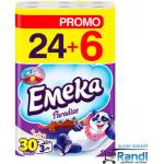  Тоалетна хартия Емека Paradise 3пл. 24+6 бр