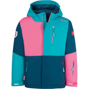TROLLKIDS Детско ски яке Trollkids Kid's Hallingdal Jacket Winter jacket - Dark Turquoise / Madeira Blue / Light Magenta - размер 98 (EU) (703-2538-0912)