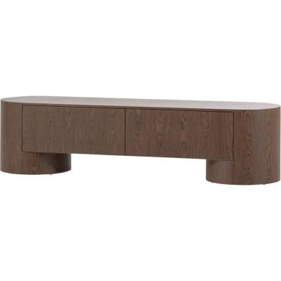 WOOOD Маса за телевизор в тъмно естествен цвят 200x50x50 cm Velari - WOOOD (377770-B)
