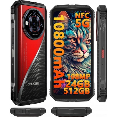 DooGee S118 Pro 8GB/512GB Red