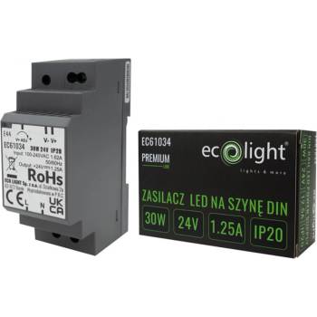 Eco Light Napájení na DIN lištu EC61034