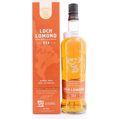 Loch Lomond 10 years old Fruit Vanille 40% 0,7 l (kartón)