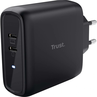TRUST nabíječka MAXO 65W, 2x USB-C, černá
