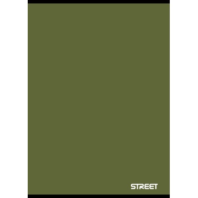 STREET Тетрадка Street, А4, широки редове, 54 л, Colours (25452-А-COLOURS)