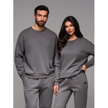 Ombre Clothing Унисекс класически суитшърт с кръгло деколте - сив Ombre Clothing | Siv | МЪЖЕ | XS-S