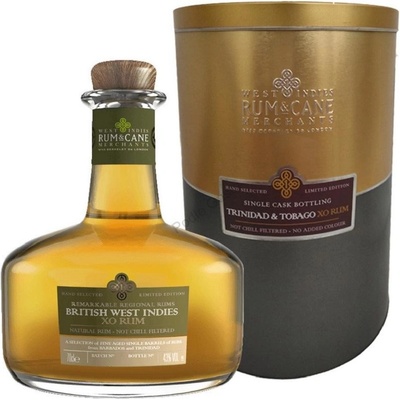 West Indies R&C Merchants British West Indies XO 43% 0,7 l (holá láhev)