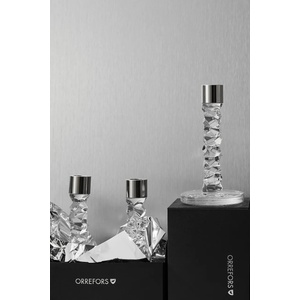 Orrefors Декоративен свещник Carat 24, 2 cm (2 броя) (6590162)