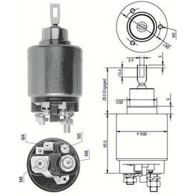 Elektromagnetický spínač, startér MAGNETI MARELLI 940113050124