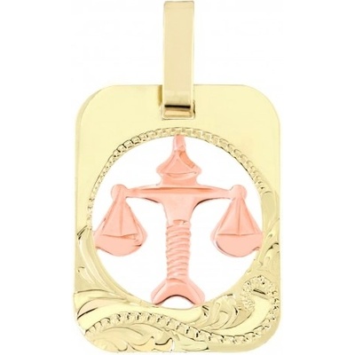 Luxur Znamení zvěrokruhu II přívěsek ze žlutého zlata Panna 32 2 0019.5ZC0.0.48.000.22.PAN