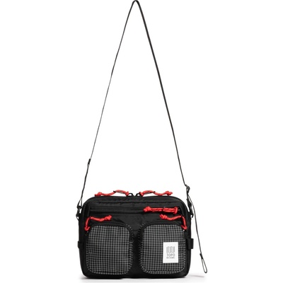 Topo Designs Чанта за рамо Topo designs Block Bag Shoulder bag - Black / Grid - размер 3 l (510-6689-0111)